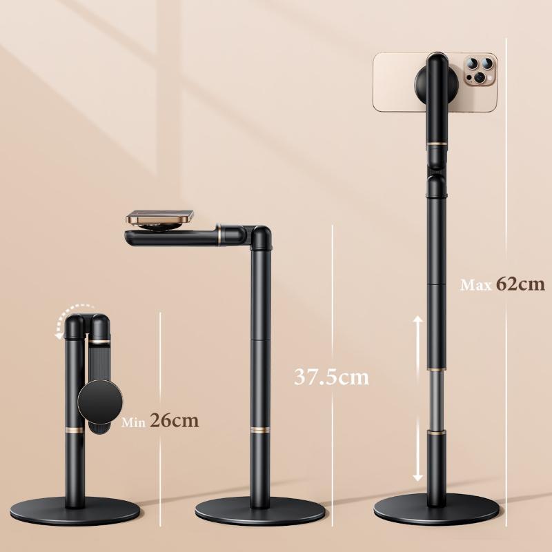Bordmagnetisk Telefonholder Stand Med 360° Roterbart Højdejusterbart Beslag til iPhone 17 Promax 16 15 Samsung S25U