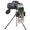 Outdoor HD 12X50 Monocular Telescope with Phone Adapter 40X60 10X42 80X100 for Bird Watching Hunting