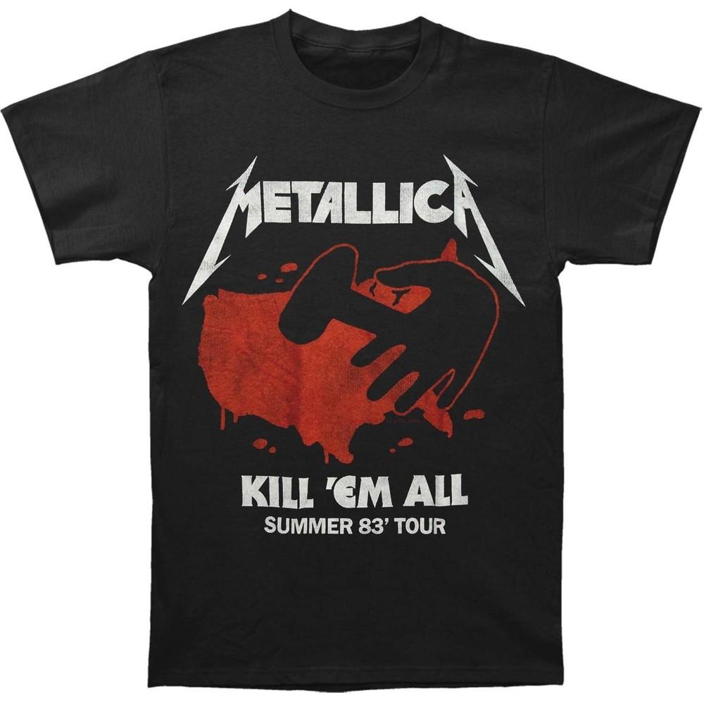 

METALLICA Kill Em All Летний тур 83 Футболка S-2XL НОВАЯ Унисекс Футболка M
