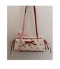 Fairycore Aesthetic Bow Blue Shoulder Bags Women New Trendy Silk Ribbon Chic Bow Y2k Handbag Hot Girls Sweet Cute Underarm Bag