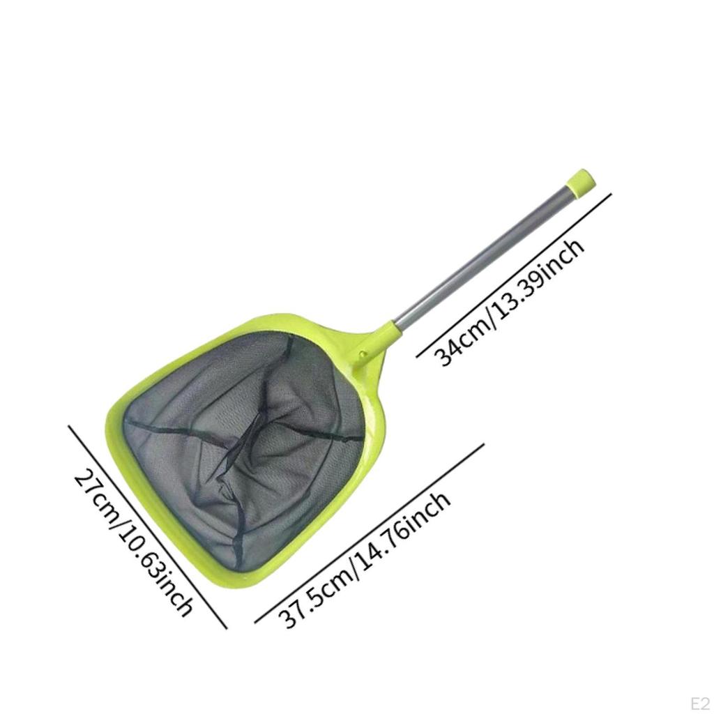 Swimming Pool Skimmer Net, Fine Mesh with Pole, Fast Cleaning ,Wear Resistant Cleaner Supplies and