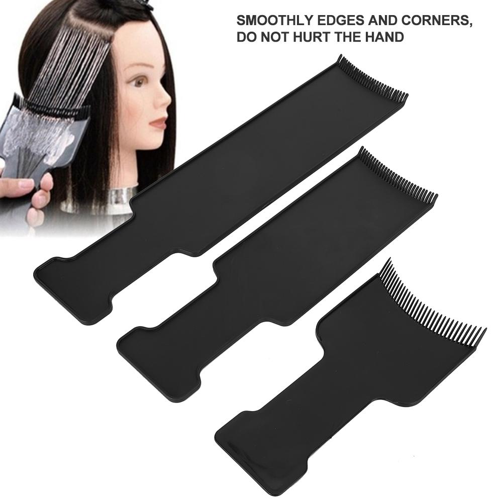 3pcs Hair Color Board Professional Hairdressing Hair Dye Color Board for Barber Shop
