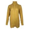 Women's Fall And Winter Knitted Long-Sleeve Turtleneck Cable-Knit Slim-Fit Sweater Dress