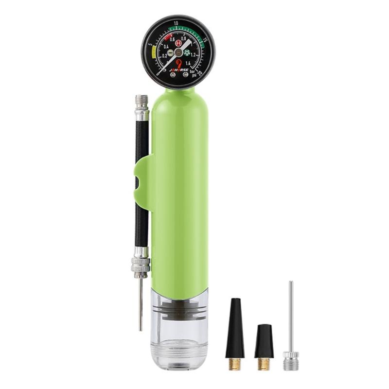 Light weight Air Pumps 20PSI Handheld Balls Pump with Pressure Gauge Sports Balls Pump for Football Basketball Volleyball