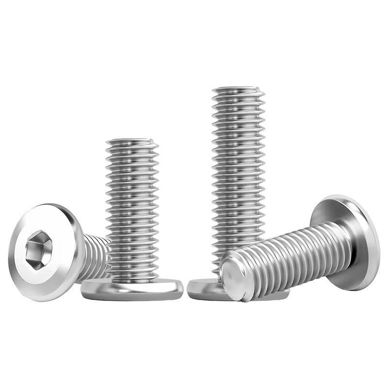 Yigu 304 Stainless Steel M2-M12 Countersunk Flat Head Hex Screw for Furniture & Cabinets