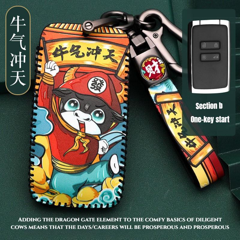 2025 Key Case Cover Fob for Renault Koleos Austral Kadjar Clio Megane Captur Arkana Zoe Scenic Dacia Sandero Duster Logan Jogger