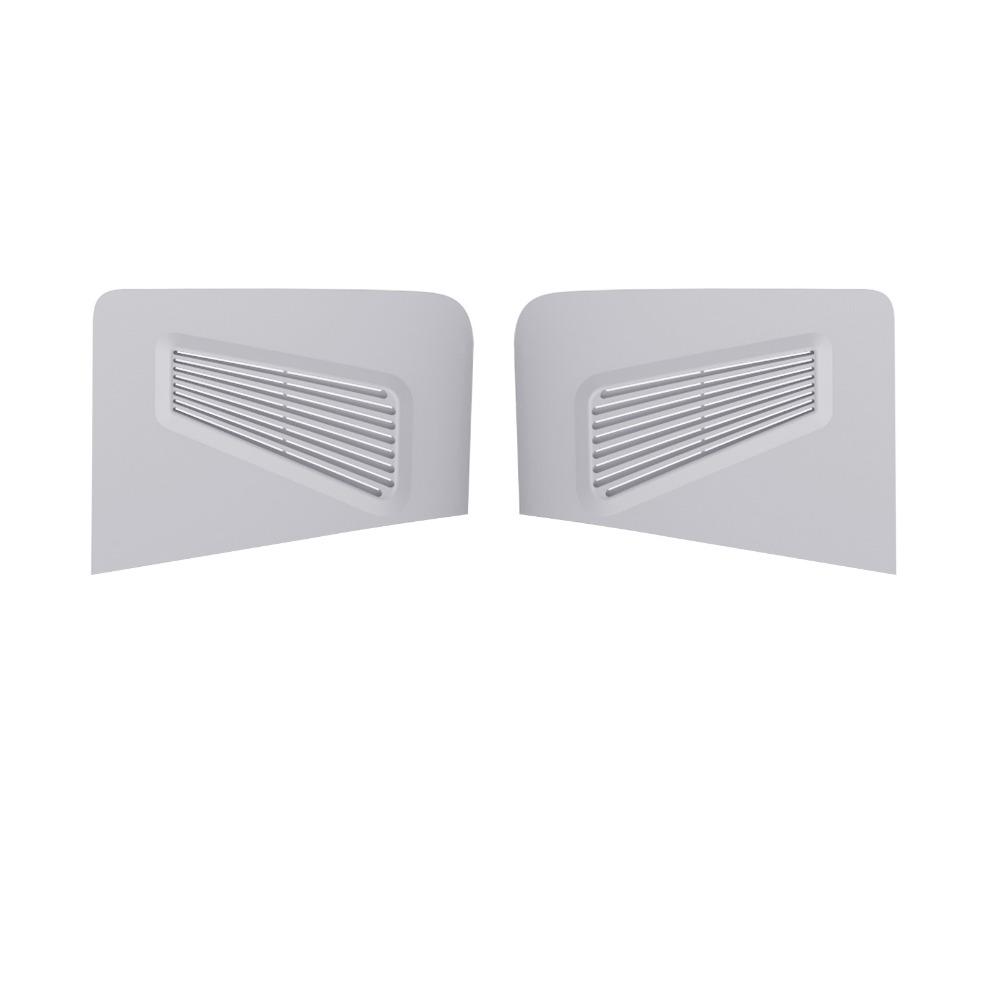 2pcs/Set Black White Top Cover Heat Dissipation Replace Shell for PS5PRO Game Console Accessories