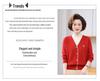 Autumn Stylish Knit Sweater for Middle-aged Moms - Two-Piece Design for 40-50s Women