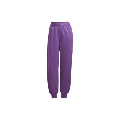 Stella McCartney Sw Pt Ml Striped Logo High-Waisted Joggers Women Bottoms Purple HM3818