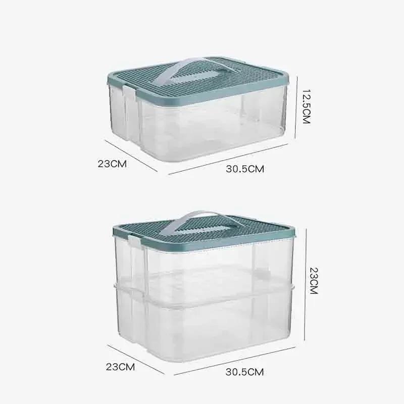 Large Particle Lego Storage Box for Children Toy Sorting Storage Box Household Toy Part Building Block Sorting and Sorting Box