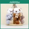 Pluche Bever Sleutelhanger Zacht Kort Pluche Speeltje Voor Meisjes Tassen En Sleutel Accessoires