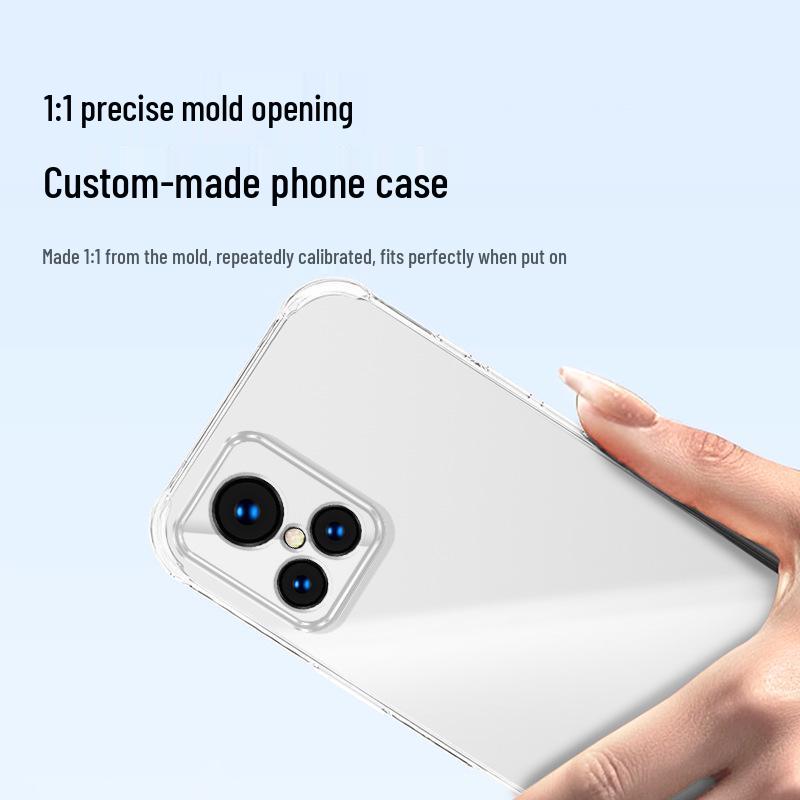 Airbag Corner Transparent TPU Case for Realme GT2 Master Explorer Edition - Anti-Drop Protection