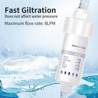 PP Cotton Pre-Filter Water 8LPM Shower Filter Washing Machine Filter Water Filter Cartridge Cotton Filter Small Household Filte