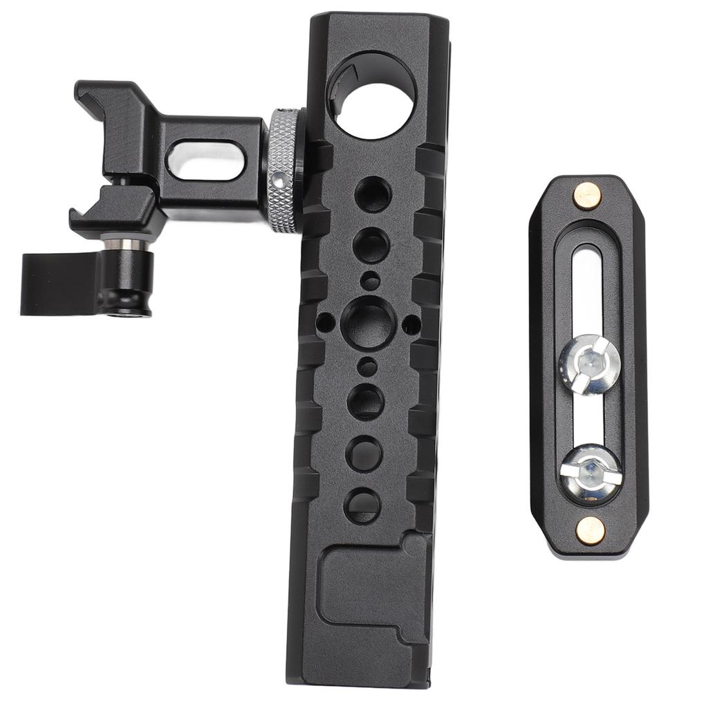 Camera Cage Top Handle Grip Universal Camera Rig Top Grip with Removable Slider 1 4 3 8 Inch Screw Hole Cold Shoe Mount