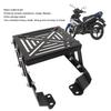 Aluminum Alloy Motorcycle Rear Luggage Rack, Foldable Rear Cargo Carrier Bracket for LC135 V2 V3 V4 V5 V6 V7, Compatible with Super73/S Electric Bikes