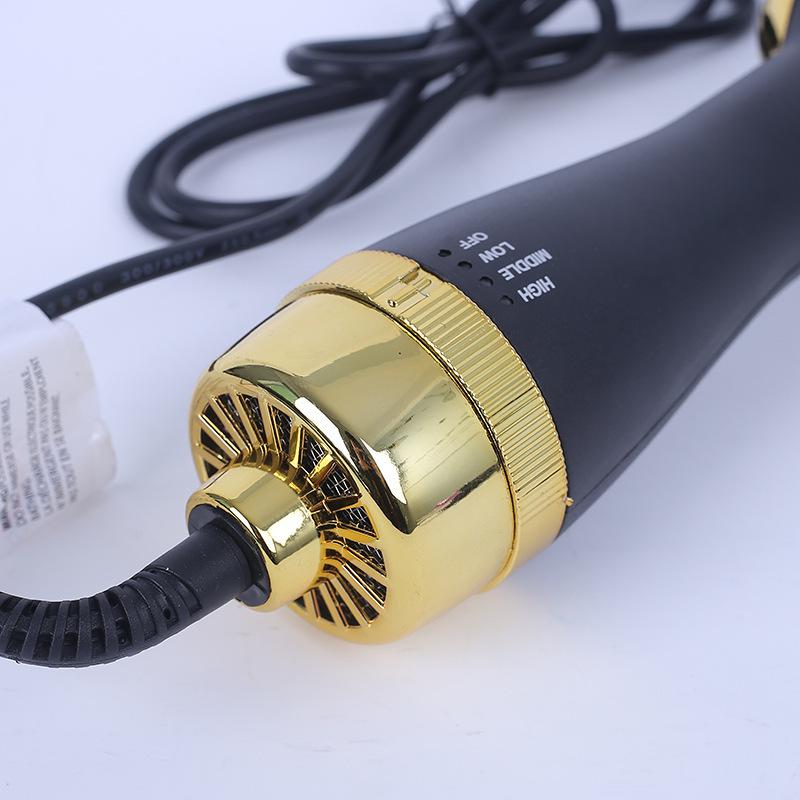 3 In 1 Electric Hair Dryer Brush for Efficient Drying, Multi-function Hot Air Negative Ion Hair Straightener Comb Brush