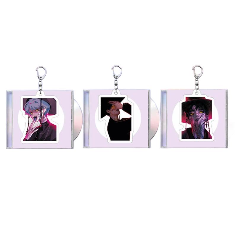 K-Pop Demon Hunters Keyring (Huntr/x, Saja Boys, Derpy) (12 Options)