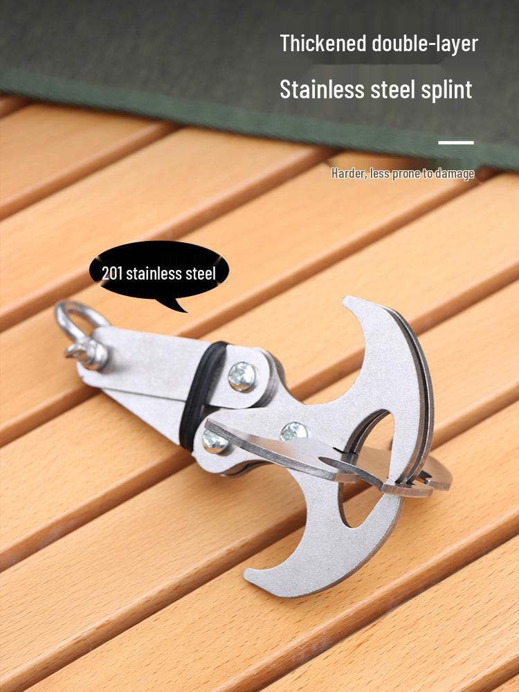 Thickened Stainless Steel Multifunctional Outdoor Gravity Climbing Hook & Grappling Claw