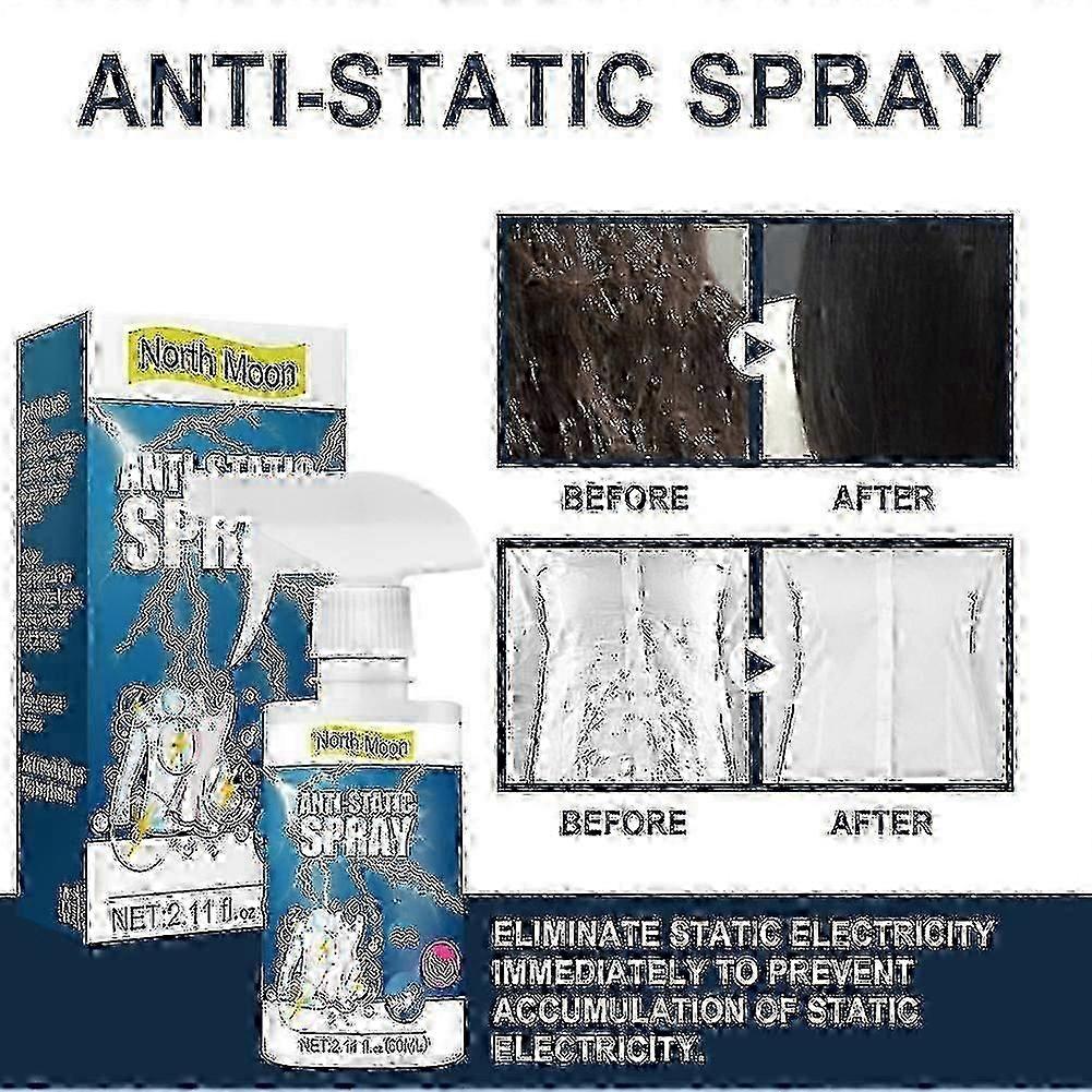 3pcs Anti-static Spray 350ml Clear Spray Anti Static Spray For Clothing/hair/carpets Tao_lucky_b