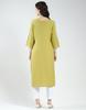 MONTE CARLO Women's Self Design 3/4 Sleeve Regular Fit Kurti