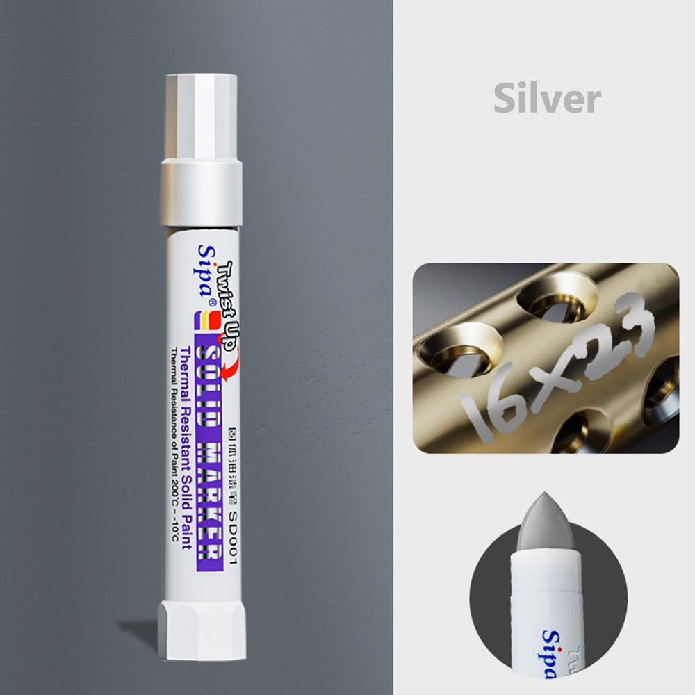 High Temperature Resistant Paint Pen Solid Art Painting Pen Wood Plastic Glass Stone Painting