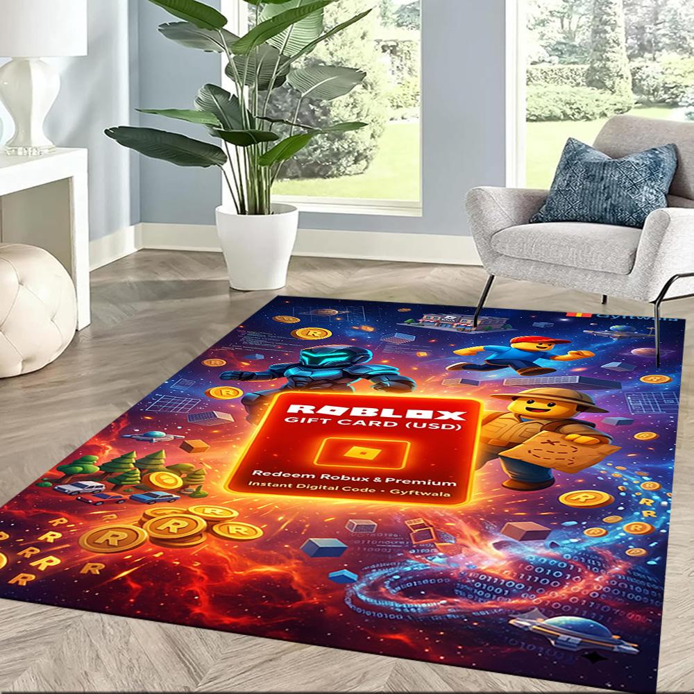 Roblox 239 Carpet Suitable for Entryway Balcony Foyer Game Room Antislip Carpet Decorate Offices Perfect Gift for Women/Men