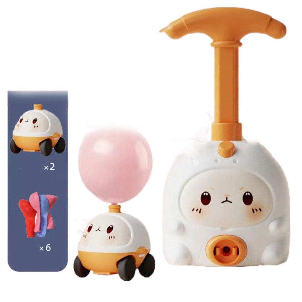 Air Propulsion System Balloon Launcher Toy Car Tower Design Balloon Powered Car Toy  Kid's Birthday