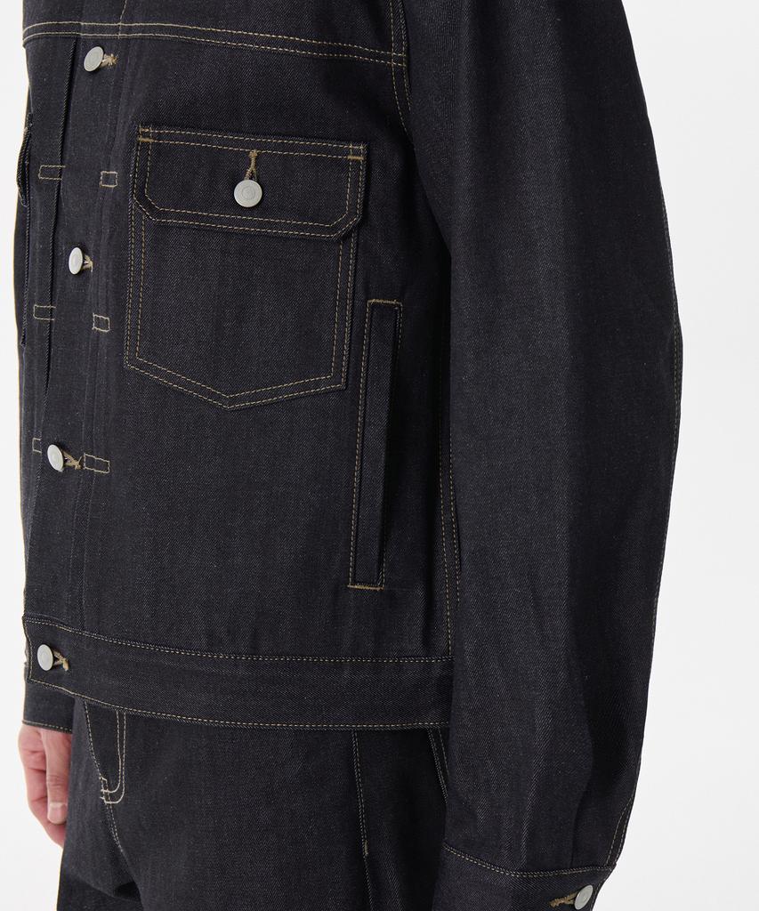 Musinsa Standard Selvedge Denim Trucker Jacket 2 [Deep Indigo]
