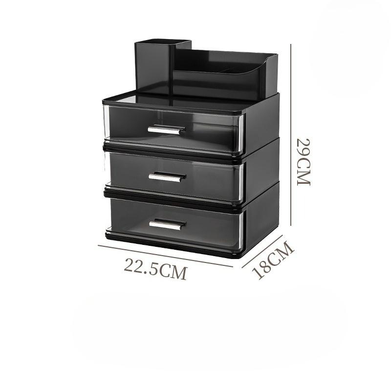 Multi-layer Transparent Drawer Cosmetics Organizer Makeup Storage Box Large Capacity Table Lipstick Makeup Brush Perfume Racks