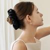 HDM004 Classic big shirring satin scrunchie