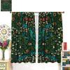 Tenda Retro Finestre William Morris con Motivo Botanico, Tenda Oscurante William Morris Arte Floreale 2 Pannelli