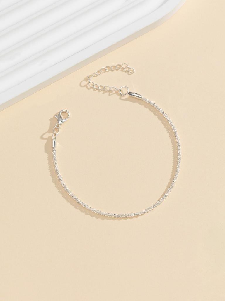 Japanese-Korean Double-Layer Starry Sky Bracelet: Sparkling, Elegant Two-Piece for Women