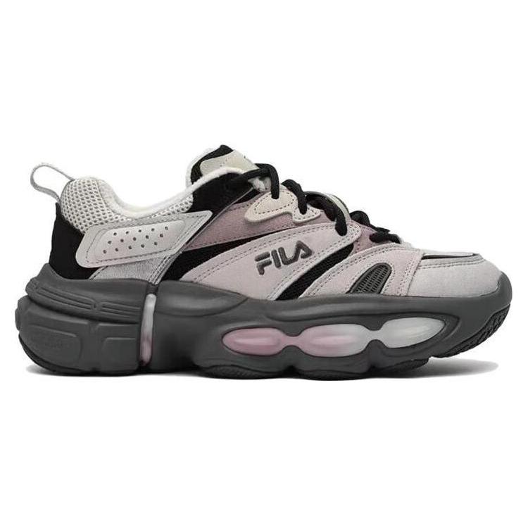 New FILA ET Cushioning Wear Resistant Low Top Casual Shoes Women's Gray F12W342119FAB