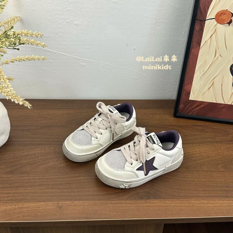 Jugendstil Schuhe Kinder Freizeit Slip-On Sneaker Jungen Mädchen 2026 Stern Weiche Sohle PU Obermaterial Gummi Außensohle