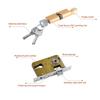 European Style Retro Aluminum Alloy Vintage Door Lock Interior Anti Theft Room Door Lock
