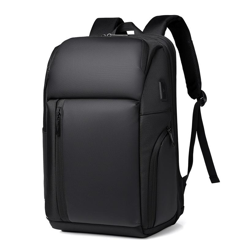 High-Capacity Waterproof Unisex Backpack: Trendy Travel & School Bag with Laptop Compartment
