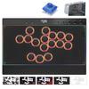 Haute42 C16 Leverless Arcade Stick Controller Haute42 Magnetically Detachable Wide Top Button Ideal for Fighting Compatible with Zero Compact and RGB