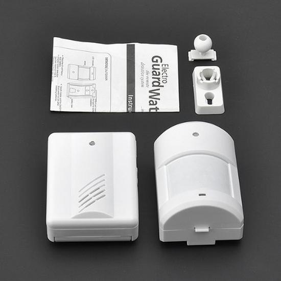 Ultra-Long Range Infrared Sensor Battery-Powered Doorbell with Split Design and Alarm Feature