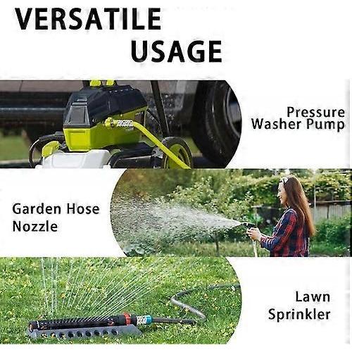 Gettoreach Stainless Steel Garden Hose Quick Connect Fittings Set