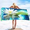 Lotus Flower Ultra Soft Beach Towel,Highly Absorbent Pool Towels,Quick Dry Beach Towel Sand Free Beach Towel Oversized Towels