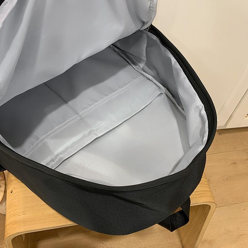 School Bag 2025 New School Bag Female Ins Wind Korean Color Contrast College Wind Early High School Students Multi-compartment Treasure Backpack