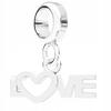 Charms Srebrny Love Miłość Serce Z Sercem Serduszkiem Love Heart Srebro 925