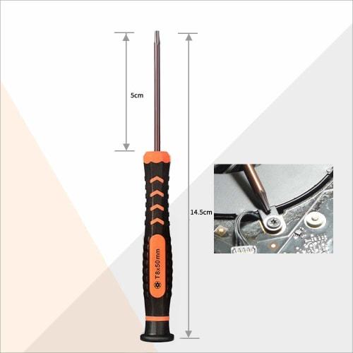 Yamachi Torx Screwdriver Set (T3, T4, T5, T6, T7, T8, T9, T10), Hexagonal Hexalobular Screwdriver Set with Magnet, Precision Screwdriver for iMac, Mac