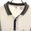NEW FAST 00s Old Short Sleeve Polo Shirt XL White X Black Men's Used