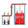 Pre-Pressurized Automatic Heptafluoropropane Gas Fire Extinguishing System with Agent Filling