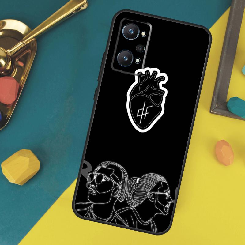 PNL QLF Rapper Singer Case For Realme C53 C55 C67 C61 C75 C51 C21Y C25S GT 6 6T 5 GT7 Pro 10 11 12 13 14 Pro Plus