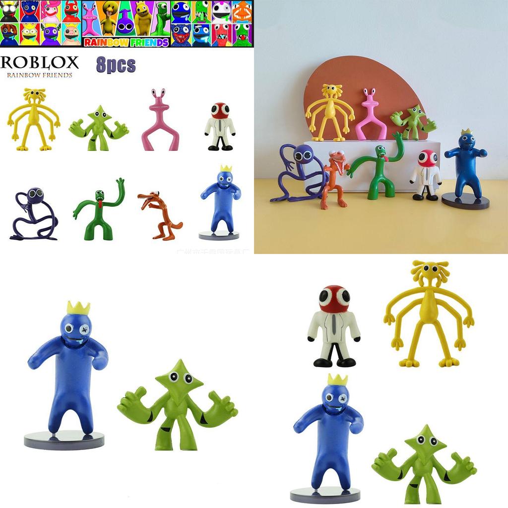 High-quality Pvc Roblox Figures 8pcs Rainbow Friends Toy Set For Kids