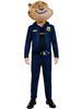 Disfraz de Policía de Zootopia con Corbata y Máscara para Niños y Adultos