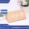 Multi-functional Digital Wood Alarm Clock with Temperature & Humidity Display