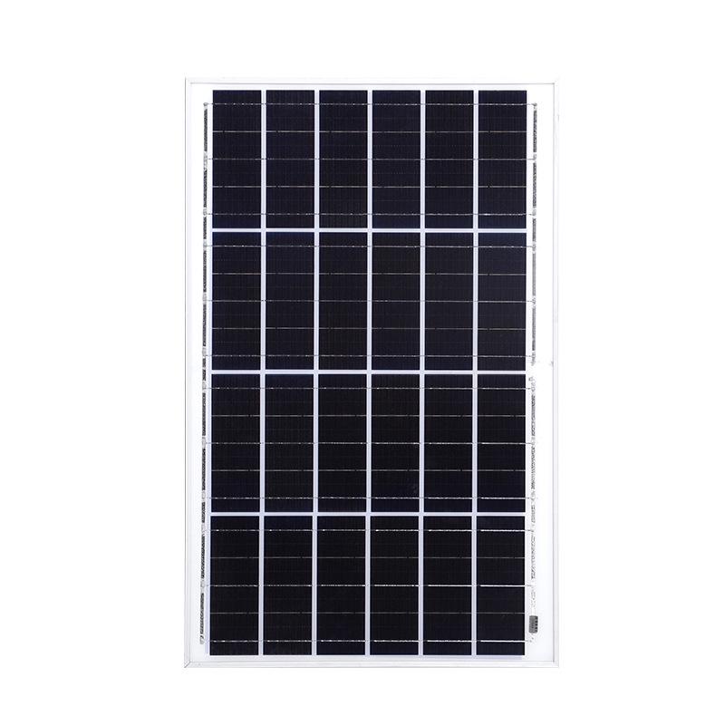 6V 18V 50W Polycrystalline Silicon Solar Photovoltaic Panel for Outdoor Power Generation